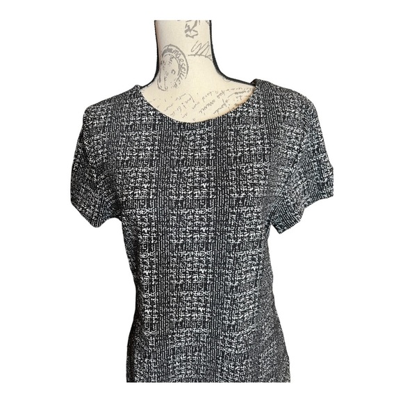 Nwt Maison Jules by Macy’s Backstage | Geometric Ruffle-Hem A-Line Dress - XL - Picture 4 of 8